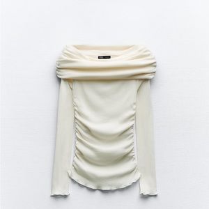 Zara off the shoulder top